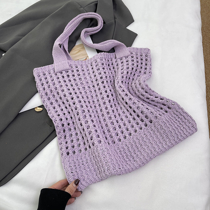 Handknitted shoulder Bag