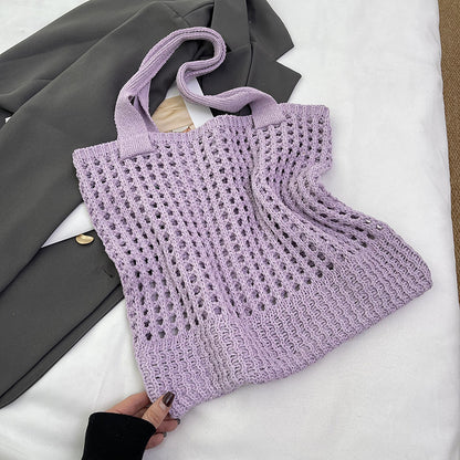 Handknitted shoulder Bag