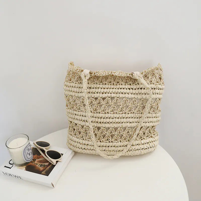 Straw Beach Bag