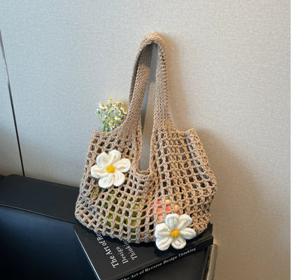 Handwoven Bag Floral