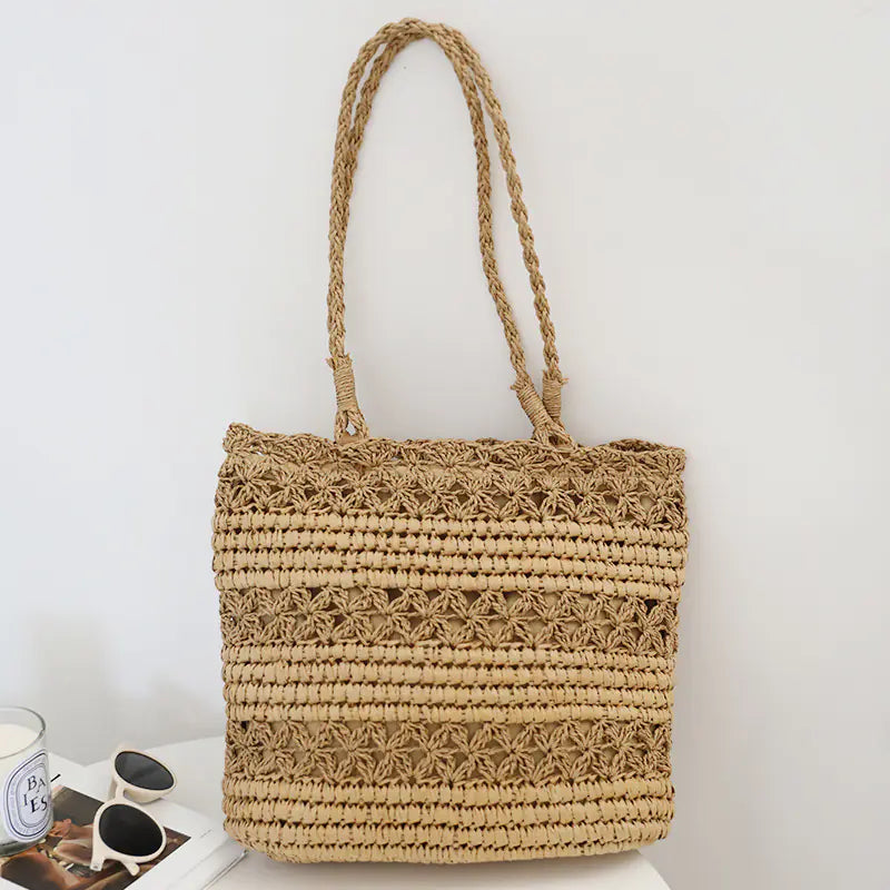 Straw Beach Bag