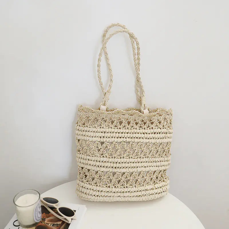 Straw Beach Bag