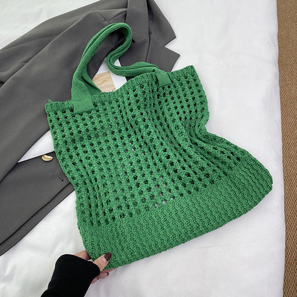 Handknitted shoulder Bag