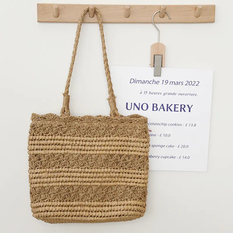 Straw Beach Bag