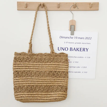 Straw Beach Bag