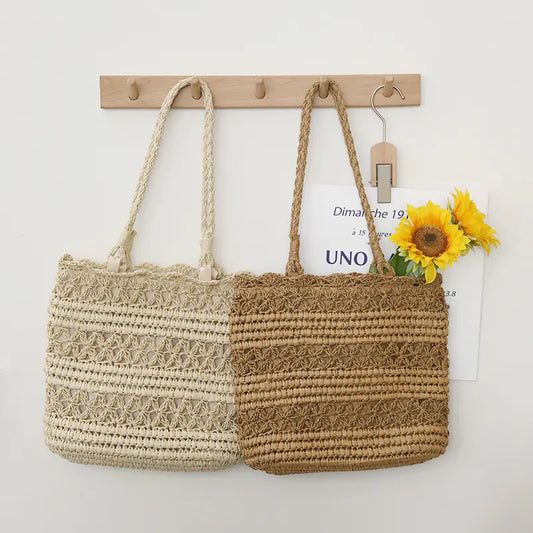Straw Beach Bag