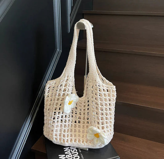 Handwoven Bag Floral